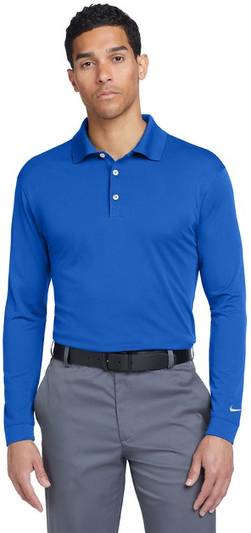 Nike Adult Unisex Long Sleeve Dri-FIT Performance Stretch Tech Polo Shirt